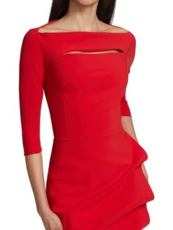 Kate Slit-Detail Boatneck Gown -Cheap Clothing Store 0400000145051 PASSION A5