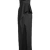 Jonas Asymmetrical Draped Gown -Cheap Clothing Store 0400010399960 BLACK