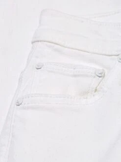 MOTHER The Insider High-Rise Step Frayed-Hem Stretch Boot-Cut Jeans -Cheap Clothing Store 0400012045798 A6