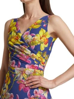 Florien Printed Gown -Cheap Clothing Store 0400014067886 WILDNARCISSUSGOLD A5