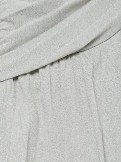 Halston Priya One-Shoulder Draped Gown -Cheap Clothing Store 0400014775845 SILVER A6