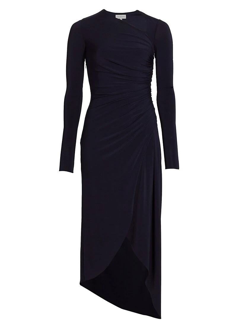 Halston Giorgia Jersey Cocktail Dress 3 Halston Giorgia Jersey Cocktail Dress