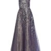 Embellished Tulle Ballgown -Cheap Clothing Store 0400015976956 BLUE