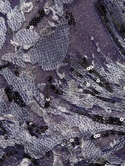 Embellished Tulle Ballgown -Cheap Clothing Store 0400015976956 BLUE A6