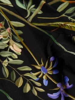 Cotton Shirtdress -Cheap Clothing Store 0400016286318 BLACKMULTI A6