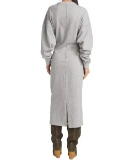 Isabel Marant Etoile Meg Wool-Knit Sweater Dress 13 Isabel Marant Etoile Meg Wool-Knit Sweater Dress -Cheap Clothing Store 0400016404402 GREY A3