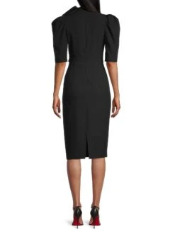 Ara Bow-Neck Sheath Dress 11 Ara Bow-Neck Sheath Dress -Cheap Clothing Store 0400016489326 BLACK A3