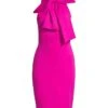 Von Bow-Neck Sheath Dress