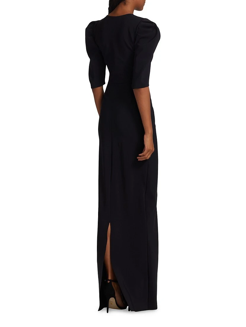 Castelo Puff-Sleeve Cut-Out Gown 7 Castelo Puff-Sleeve Cut-Out Gown - Image 5