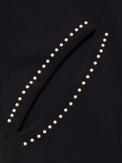 Castelo Puff-Sleeve Cut-Out Gown 15 Castelo Puff-Sleeve Cut-Out Gown -Cheap Clothing Store 0400016570116 BLACK A6