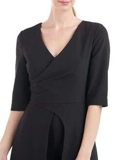 Gina Walk-Through Gown -Cheap Clothing Store 0400016660823 BLACK A4