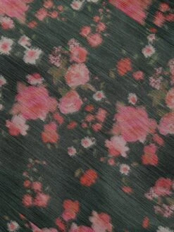 Polly Floral Ikat Off-The-Shoulder Gown -Cheap Clothing Store 0400016692412 BLACKFLORALIKAT A6