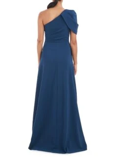 Briana Draped One-Shoulder Gown -Cheap Clothing Store 0400017107307 INK A3