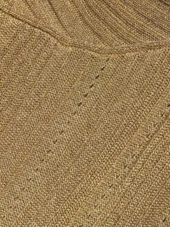 Metallic Off-The-Shoulder Midi-Dress -Cheap Clothing Store 0400017444241 GOLD A6