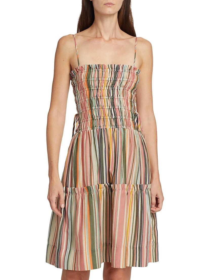 Campbell Silk-Cotton Striped Dress 5 Campbell Silk-Cotton Striped Dress - Image 3