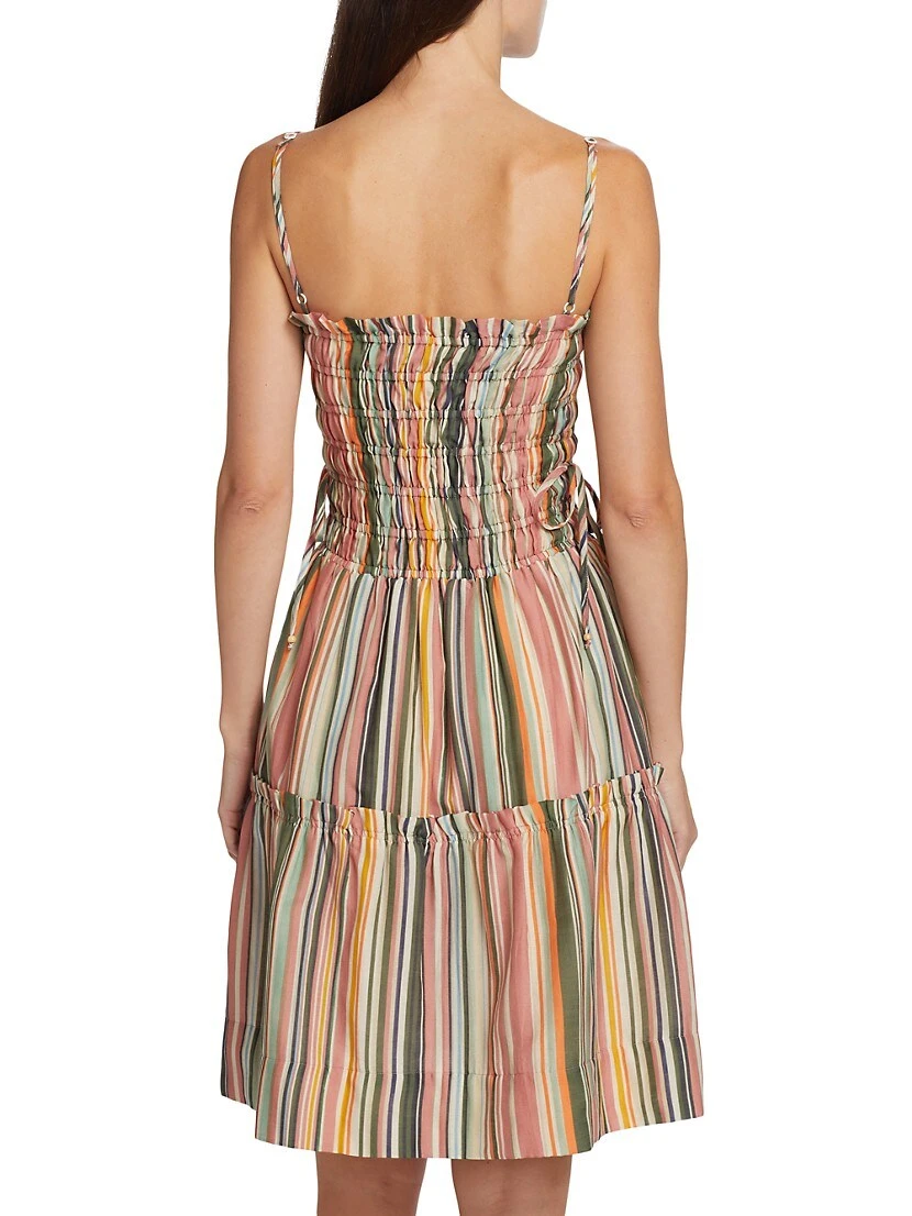 Campbell Silk-Cotton Striped Dress 7 Campbell Silk-Cotton Striped Dress - Image 5