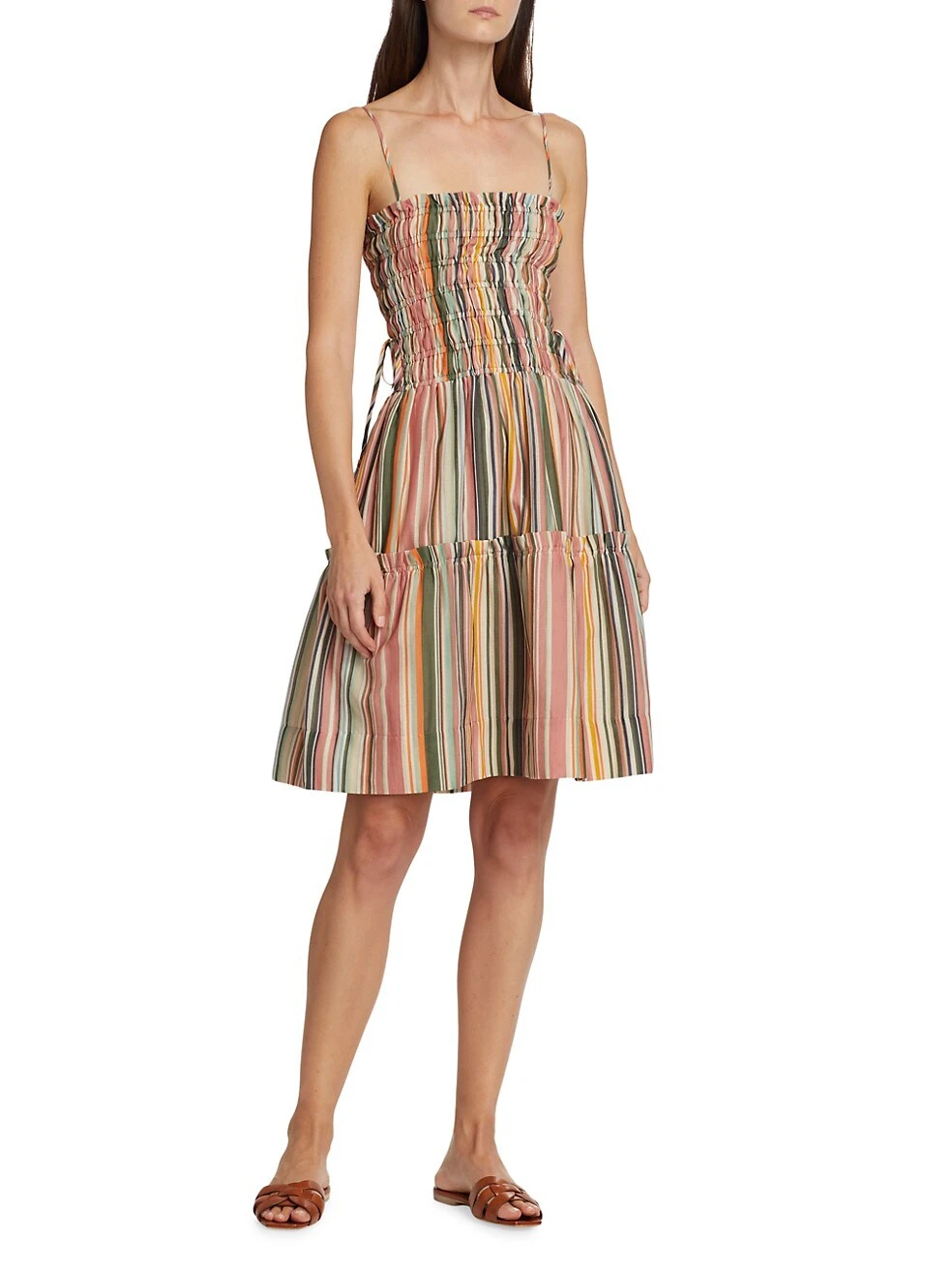 Campbell Silk-Cotton Striped Dress 4 Campbell Silk-Cotton Striped Dress - Image 2