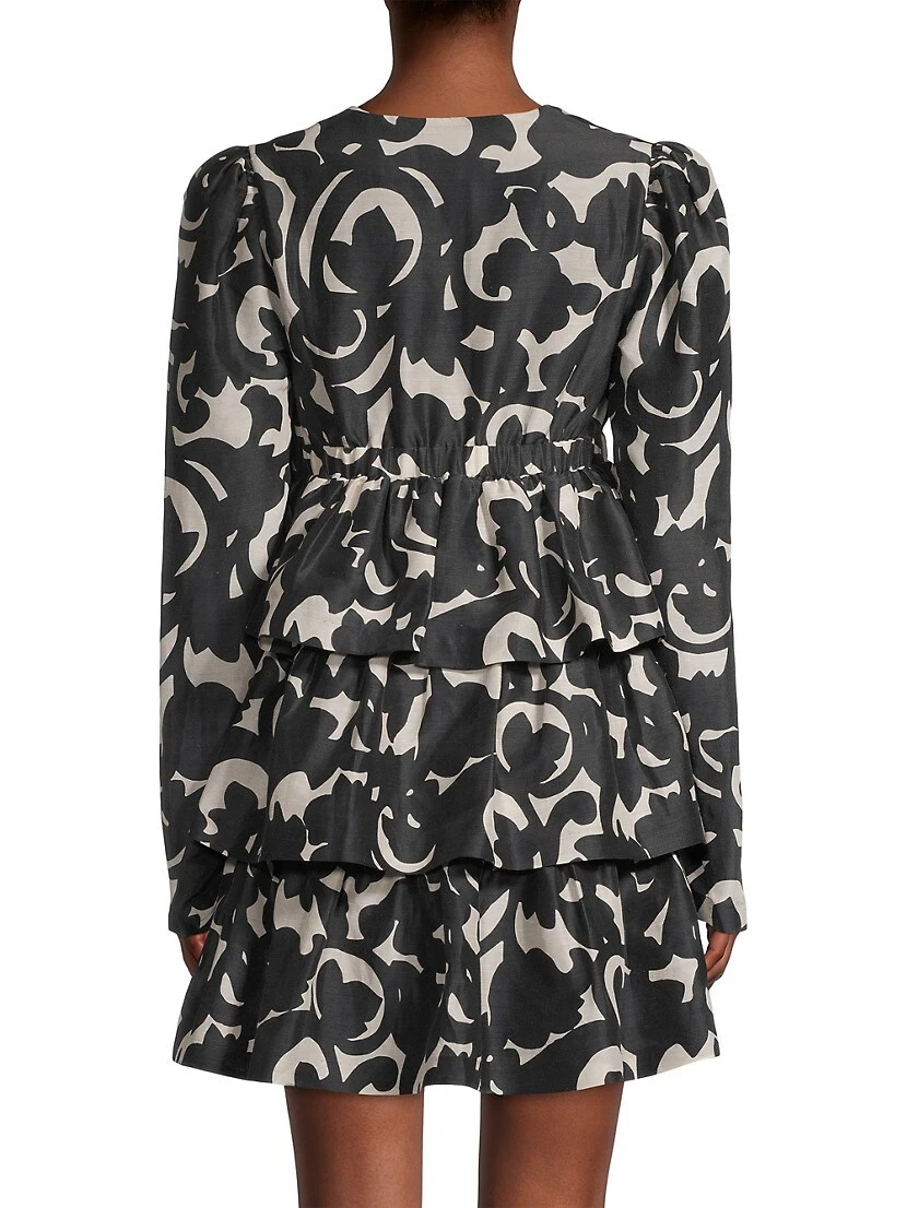 Tiered Empire-Waist Minidress 7 Tiered Empire-Waist Minidress - Image 5