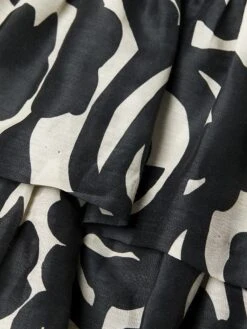 Tiered Empire-Waist Minidress 13 Tiered Empire-Waist Minidress -Cheap Clothing Store 0400017811458 BLACKMULTI A6