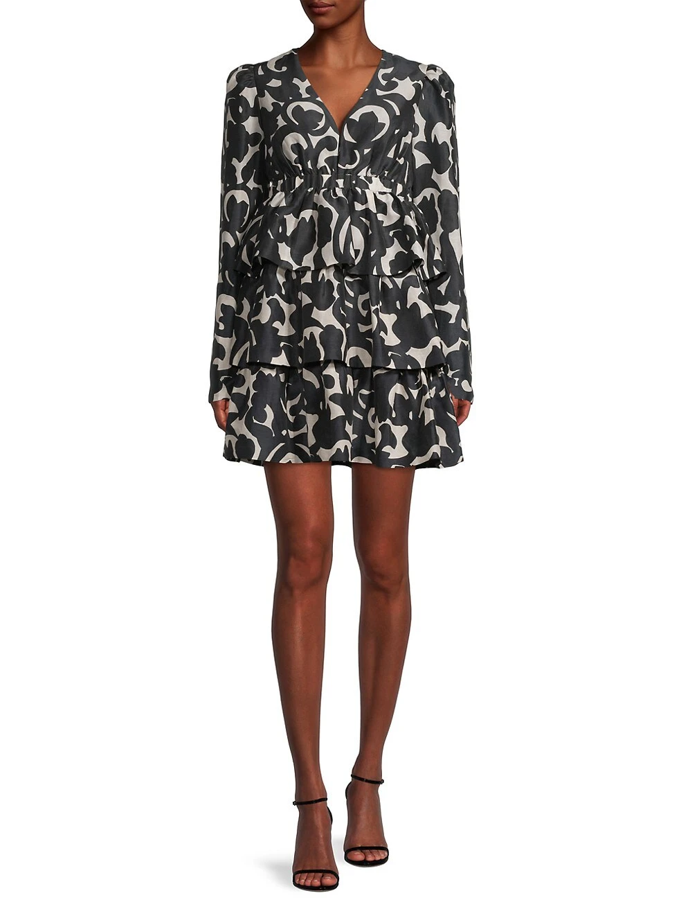 Tiered Empire-Waist Minidress 4 Tiered Empire-Waist Minidress - Image 2