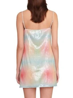 Staud Jenny Sequin-Embellished Minidress -Cheap Clothing Store 0400018204062 MULTIAURA A3