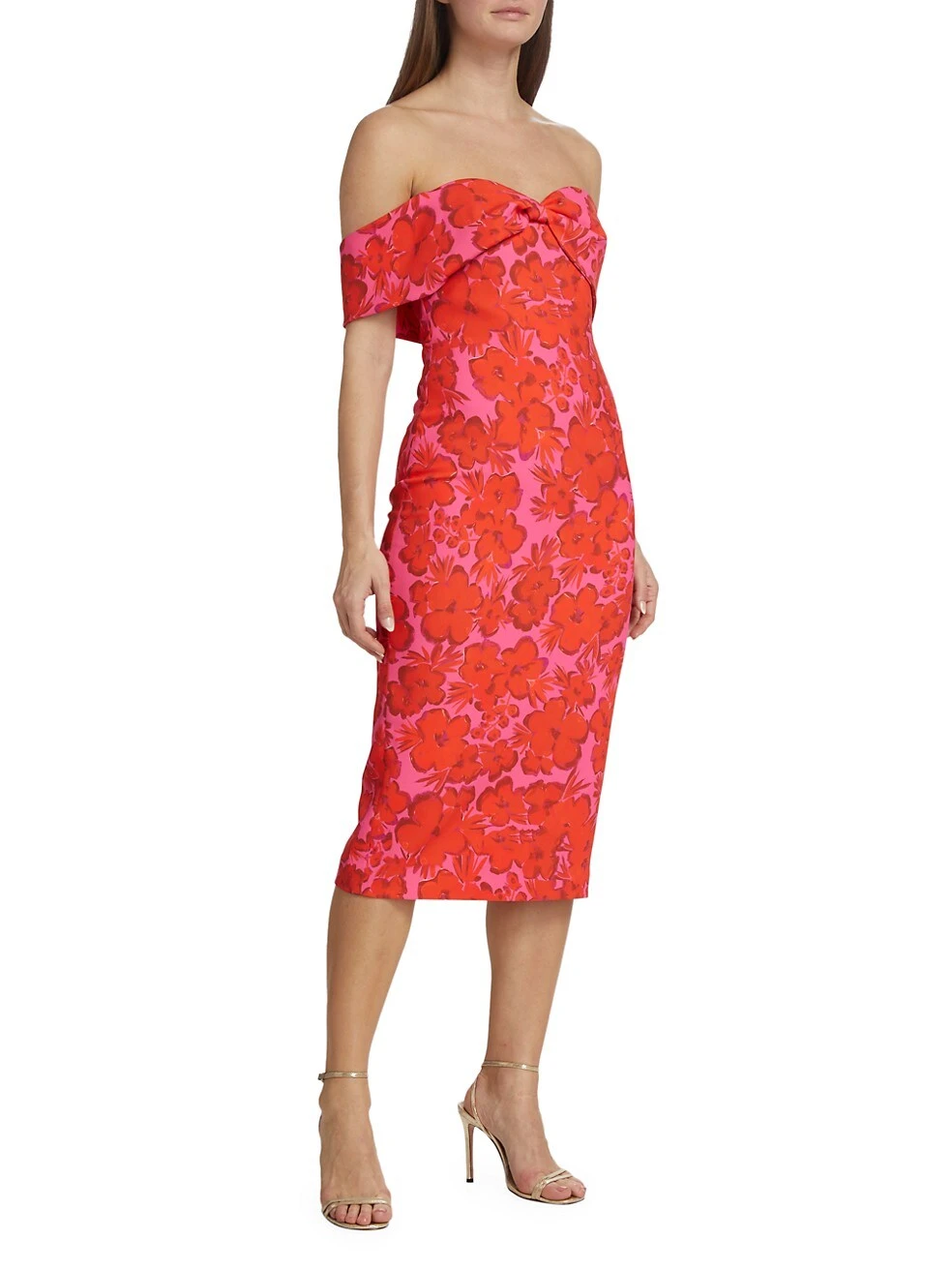 Badgley Mischka Twisted Off-The-Shoulder Dress 4 Badgley Mischka Twisted Off-The-Shoulder Dress - Image 2