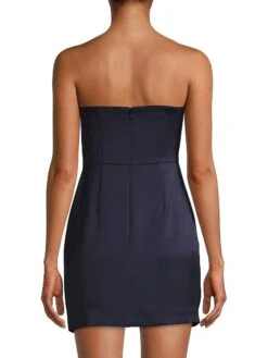 Orion Bow Minidress -Cheap Clothing Store 0400018284230 NAVY A3