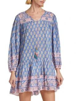 Bell Adele Silk-Blend Belted Minidress -Cheap Clothing Store 0400018319479 BLUEPRINT A4