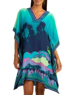 Theodora Printed Silk Dress