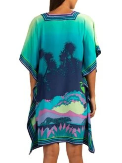 Theodora Printed Silk Dress -Cheap Clothing Store 0400018393919 MULTI A1