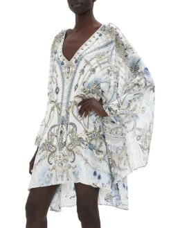 Camilla Moon And Back Asymmetric Silk Caftan -Cheap Clothing Store 0400018406151 MOONANDBACK A1