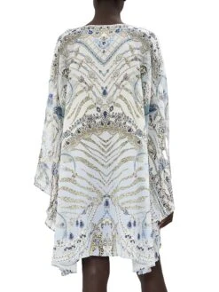 Camilla Moon And Back Asymmetric Silk Caftan -Cheap Clothing Store 0400018406151 MOONANDBACK A2