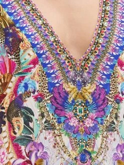 Camilla Merry Go Round Silk Caftan Dress -Cheap Clothing Store 0400018406351 MERRYGOROUND A2