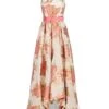 Vivian Floral Jacquard Gown 2 Vivian Floral Jacquard Gown -Cheap Clothing Store 0400018436064 DESERTROSE