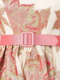 Vivian Floral Jacquard Gown -Cheap Clothing Store 0400018436064 DESERTROSE A4