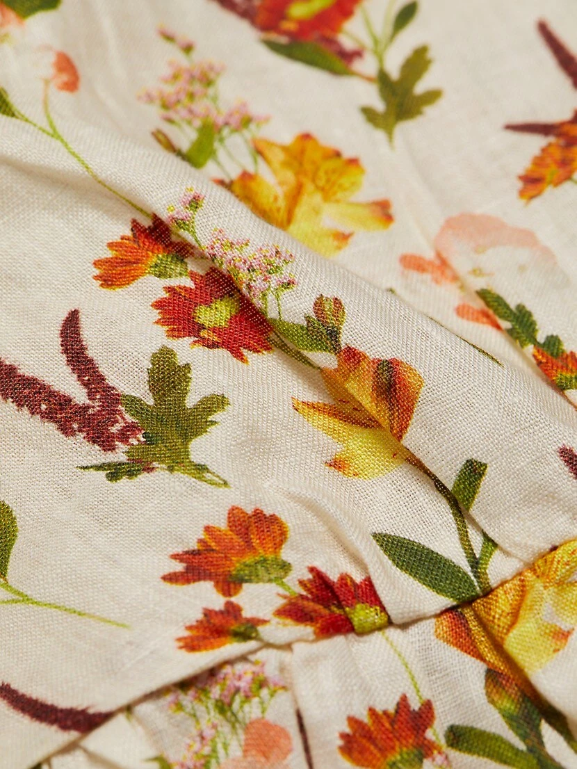 Cerezo Clementina Linen Miniskirt 9 Cerezo Clementina Linen Miniskirt - Image 7