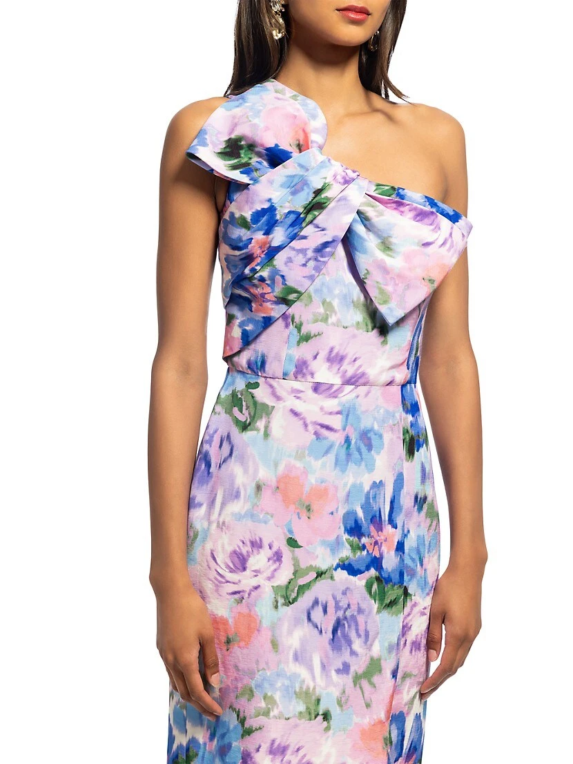 Ariella Floral Bow Midi-Dress 6 Ariella Floral Bow Midi-Dress - Image 4