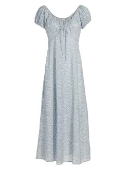 Sofia Floral-Printed Midi-Dress