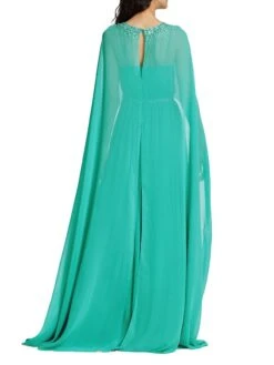 Lavinia Cape Ballgown -Cheap Clothing Store 0400018673740 BAHAMABLUE A3
