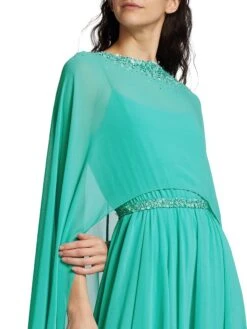Lavinia Cape Ballgown -Cheap Clothing Store 0400018673740 BAHAMABLUE A5