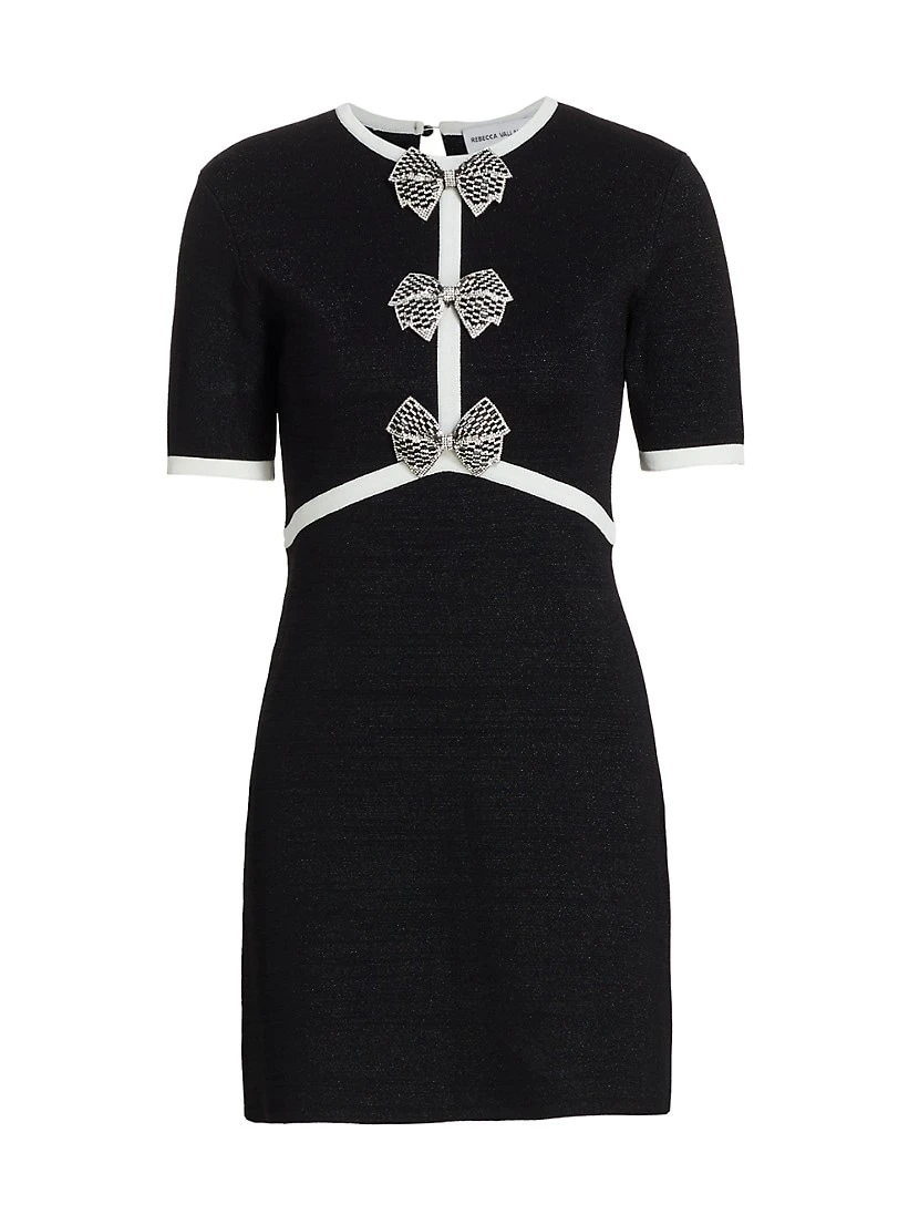 Rebecca Vallance Ella Bow-Embellished Minidress 3 Rebecca Vallance Ella Bow-Embellished Minidress