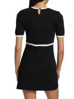 Rebecca Vallance Ella Bow-Embellished Minidress 13 Rebecca Vallance Ella Bow-Embellished Minidress -Cheap Clothing Store 0400018675552 BLACK A3
