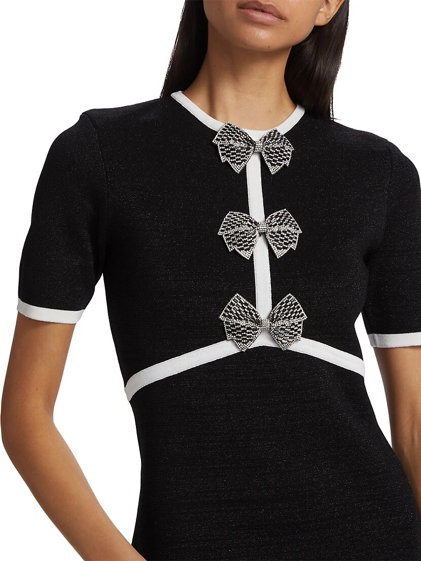 Rebecca Vallance Ella Bow-Embellished Minidress 8 Rebecca Vallance Ella Bow-Embellished Minidress - Image 6