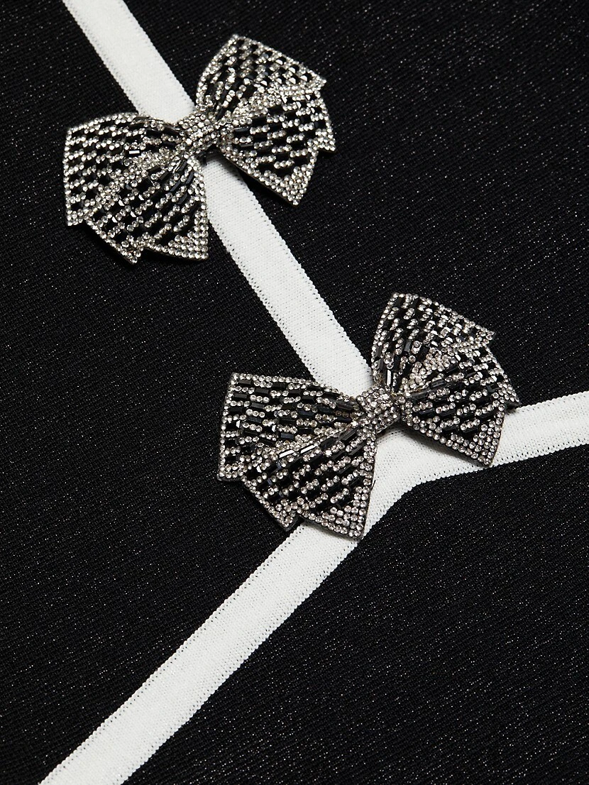 Rebecca Vallance Ella Bow-Embellished Minidress 9 Rebecca Vallance Ella Bow-Embellished Minidress - Image 7