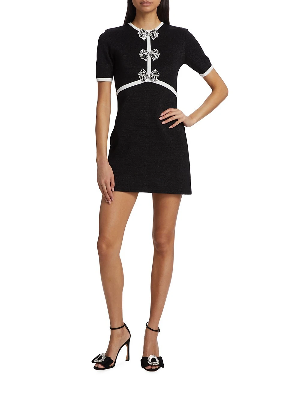 Rebecca Vallance Ella Bow-Embellished Minidress 4 Rebecca Vallance Ella Bow-Embellished Minidress - Image 2