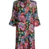 Johnny Was Calanthe Flounce Silk Shirtdress -Cheap Clothing Store 0400018690921 MULTI