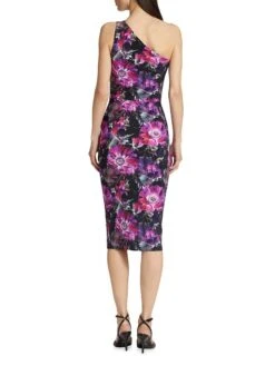 Hiroko Floral One-Shoulder Midi-Dress 13 Hiroko Floral One-Shoulder Midi-Dress -Cheap Clothing Store 0400018706338 THINKPINK A3