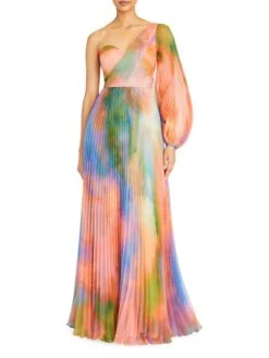 Elle One-Shoulder Pleated Gown -Cheap Clothing Store 0400018744852 DAYDREAM A1