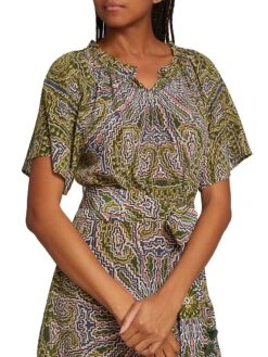 Cleo Silk Minidress 16 Cleo Silk Minidress -Cheap Clothing Store 0400018976412 MEDALLIONMULTISPRUCE A5