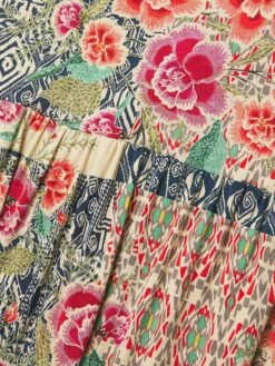 Johnny Was Aztec Floral Jersey Minidress -Cheap Clothing Store 0400019201273 MULTI A6